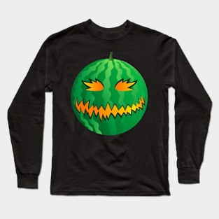 Halloween watermelon Long Sleeve T-Shirt